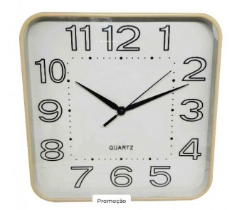 YJH15614 RELOGIO PAREDE 30CM QUAD