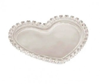 1743 PRATO SOBREMESA CRISTAL DE CHUMBO CORACAO 18x15,5x2cm