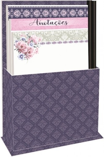 C128 KIT C/3 BLOCOS NO EXPOSITOR FLORAL 18X12,5