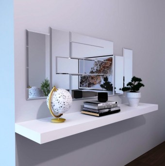 E182 QUADRO COM ESPELHO 70X150CM