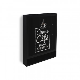 PT01.2119.LIS SUPORTE DE ACO DE PAREDE P/CAPSULAS EXPRESSO