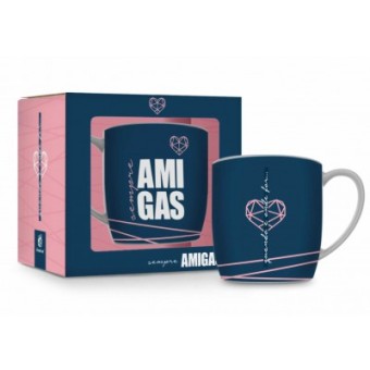 10041 CANECA PORCELANA URBAN 360ML - AMIGAS SEMPRE