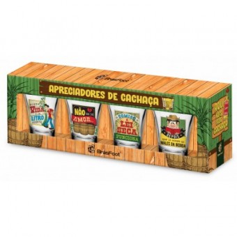 3060 COPO DOSE C/ 4UN - CACHACA CAIPIRA