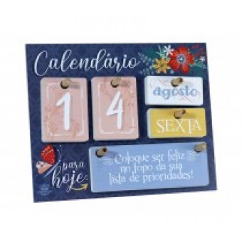C626 CALENDÁRIO PERMANENTE DE MESA PRIMAVERA 18X22