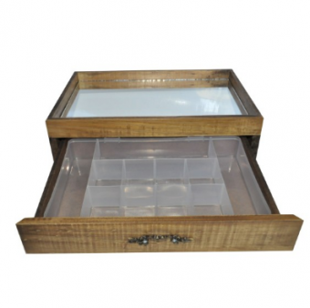 17555 CAIXA PARA ESPECIARIAS GIN PINUS LUXO