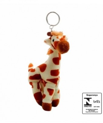 F6600015 CHAVEIRO GIRAFA 14CM PEL
