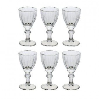 7840 JG TACA 6PCS LICOR CRISTAL