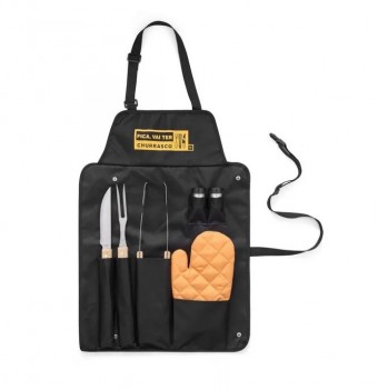 LY2311 KIT CHURRASCO COM PORTA TEMPEROS CHURRAS
