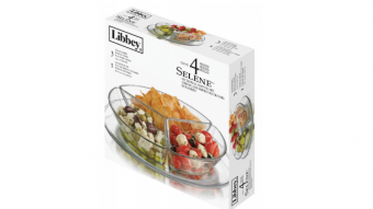 1703107 SELENE JOGO C/ 4 PECAS P/ SERVIR