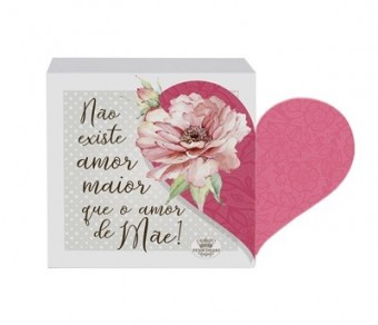 P17279 placa de mesa com acrilico não existe amor maior...mãe 10x15