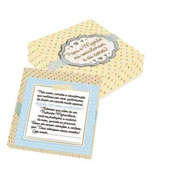 CC06 CAIXA CONVITE PADRINHO AZUL 15X15X5