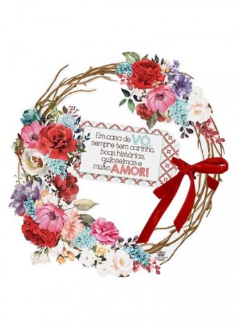 P18089 GUIRLANDA BEM-VINDO...CACTOS 30X30