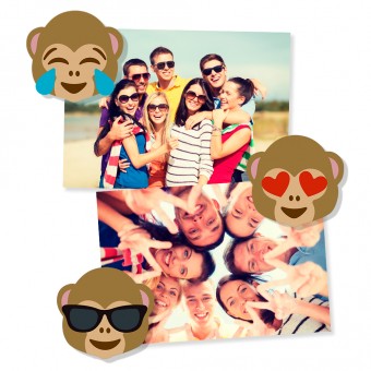 BR01.2419.BRI FIXADOR DE LEMBRETES MACAQUINHOS DIVERTIDOS PROMOCAO