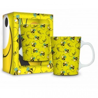 3928 CANECA PORCELANA PREMIUM - ABELHINHA