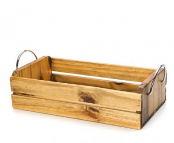 16174 CAIXOTE ALCA CROMADA G PINUS LUXO