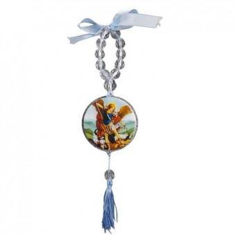 L-MM MEDALHAO SAO MIGUEL ARCANJO ACRILICO