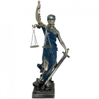 (4031) DEUSA DA JUSTICA 33 CM