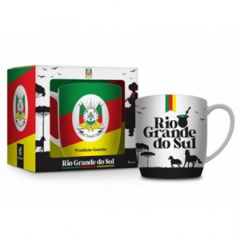 13059 CANECA PORCELANA URBAN 300ML - RIO GRANDE DO SUL