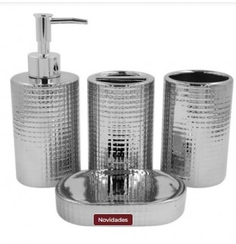 Kb3003c kit banheiro 4pc ceramica