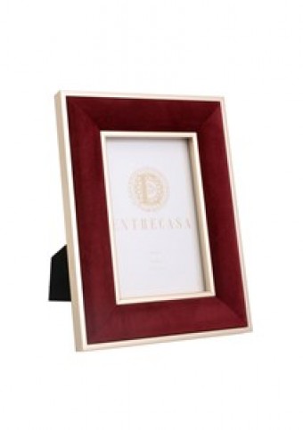 21024 PORTA RETRATO MDF DETAL VELUDO 16,2X21,2X1,6