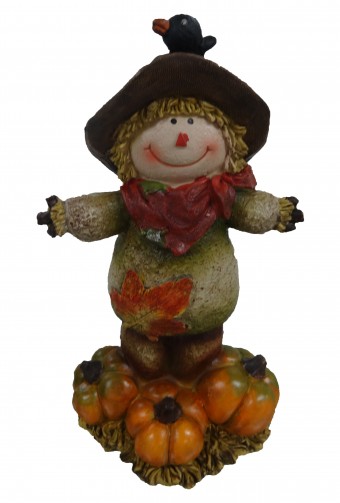 Fap47112402 a boneco espantalho resina