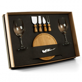 KT-9034X KIT QUEIJO E VINHO - 8 PCS