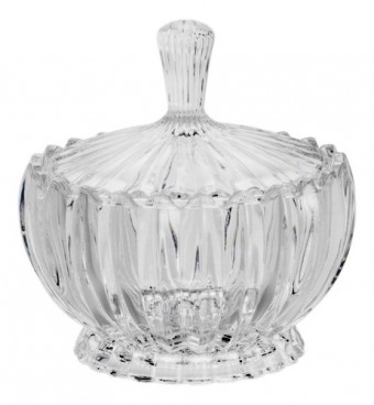 25530 potiche 17x18cm cristal