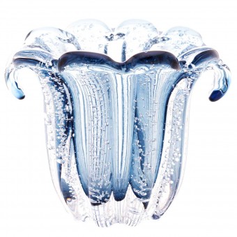 4862 VASO 17X14CM AZUL ITALY VDR