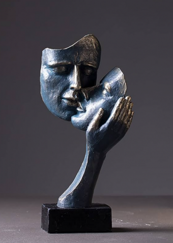 (5571) BUSTO DECORACAO RESINA