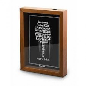 1706 QUADRO PEQ VIDRO ROLHA - VINHOS TIPOS