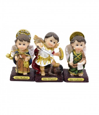 A351415-1Z - ENFEITE DE RESINA COM TEMA RELIGIOSO