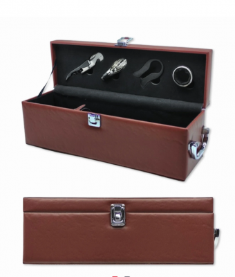 SXSP539-3B KIT VINHO C/SACA-ROLHA 1MAL.REV. DE COU. SINT. PVC PRETO ACO. REF:SXSP539-3B