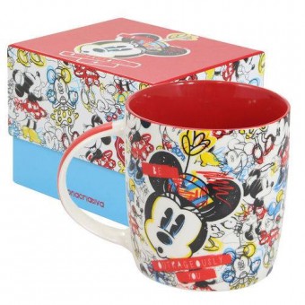 0100219510000001 CANECA 320ML MINNIE CRAYON.Ean :7898475663447