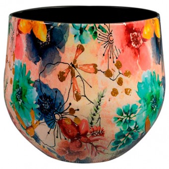 170211A VASO DE METAL LAMMIE SPARKLE SPRING 23X23 CM