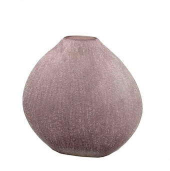 DK0028 VASO DE VIDRO ROSE  27x10x28 cm