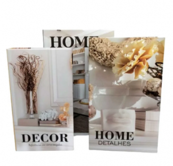 2770 jg caixa livro 3pc papel