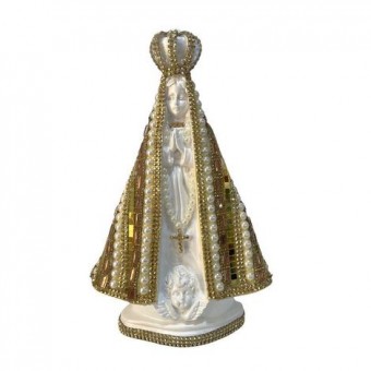 I-ED25 NSRA ESPELHADA DOURADA 25 CM