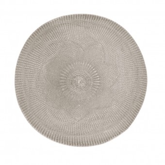 174810U Jogo Americano Serenity Renda Cimento Queimado