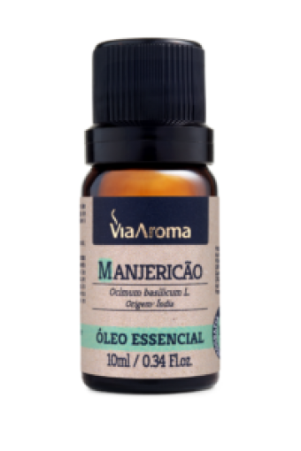 OLEO ESSENCIAL 10ML MANJERICAO- VIA AROMAS