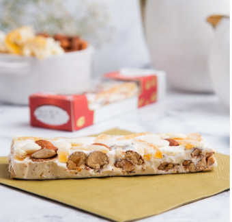 Torrone Premium de Laranja com Chocolate Branco 90g