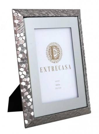 22131 PORTA RETRATO MADEIRA BORDA TEXT ESPELHO 14,