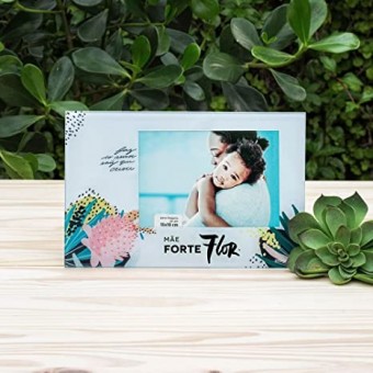 PI3217Y PORTA RETRATO MAE FORTE FLOR
