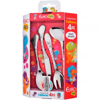 BBY0311 CJ TALHERES DE INOX INFANTIL 04 PCS