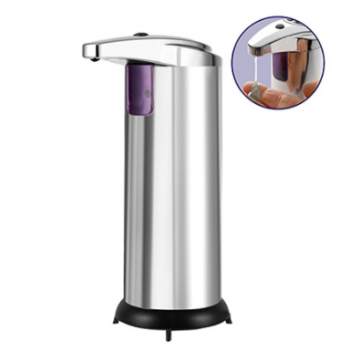 ZYX01E SABONETEIRA DE INOX COM SENSOR A PILHA