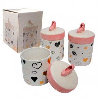 MG-5192 PORTA JOIAS DE CERAMICA 09X14 CM