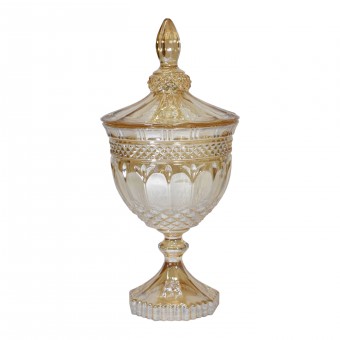 1308222 POTICHE ELISE AB P - 12 X 12 X 24 CM ( VIDRO )