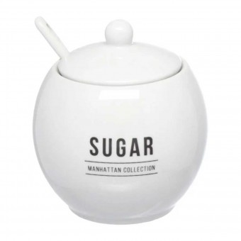 ACRO010BR ACUCAREIRO 350ML BRANCO PORCELANA