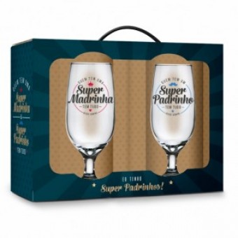 1320 CONJUNTO 2 TACAS SUPER PADRINHOS
