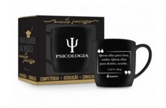 10261 caneca porcelana urban 360ml cursos - psicologia