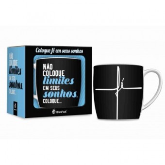 2784 caneca porcelana urban 360ml - nao coloque limites